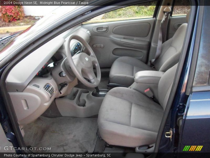 Midnight Blue Pearlcoat / Taupe 2004 Dodge Neon SE