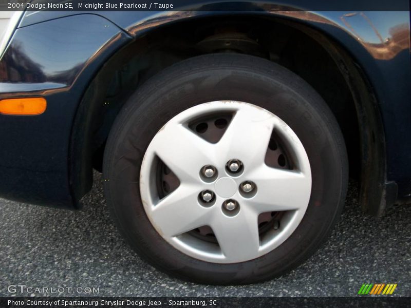 Midnight Blue Pearlcoat / Taupe 2004 Dodge Neon SE