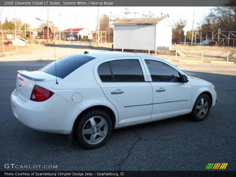 Summit White / Neutral Beige 2005 Chevrolet Cobalt LT Sedan