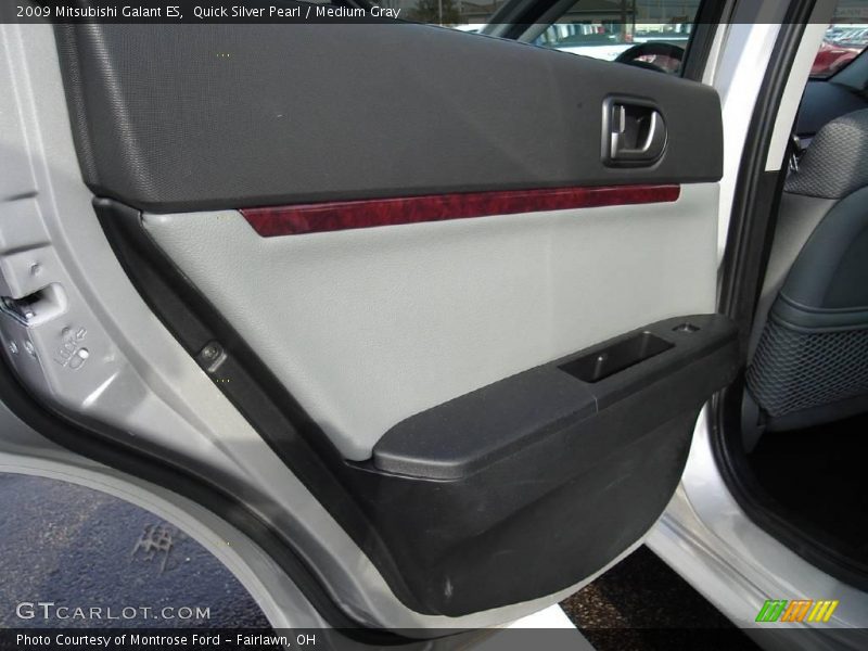 Quick Silver Pearl / Medium Gray 2009 Mitsubishi Galant ES
