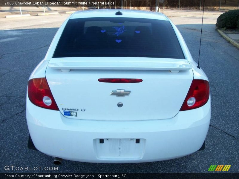 Summit White / Neutral Beige 2005 Chevrolet Cobalt LT Sedan