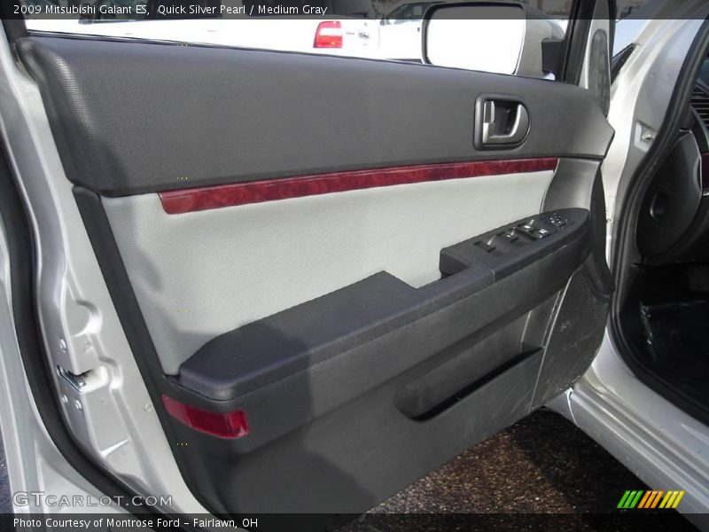 Quick Silver Pearl / Medium Gray 2009 Mitsubishi Galant ES