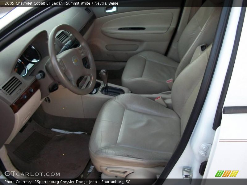 Summit White / Neutral Beige 2005 Chevrolet Cobalt LT Sedan
