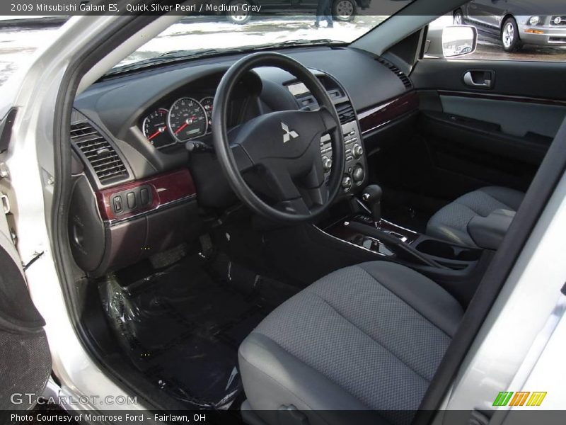 Quick Silver Pearl / Medium Gray 2009 Mitsubishi Galant ES