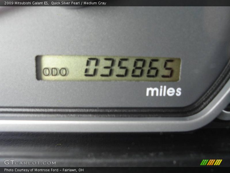 Quick Silver Pearl / Medium Gray 2009 Mitsubishi Galant ES