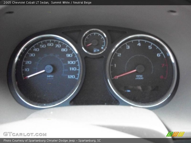 Summit White / Neutral Beige 2005 Chevrolet Cobalt LT Sedan