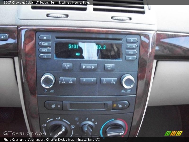 Summit White / Neutral Beige 2005 Chevrolet Cobalt LT Sedan