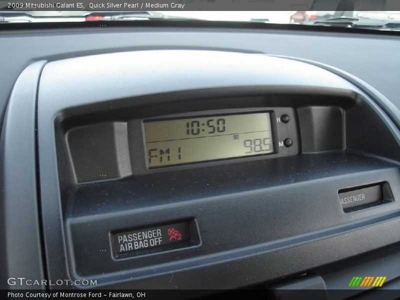 Quick Silver Pearl / Medium Gray 2009 Mitsubishi Galant ES