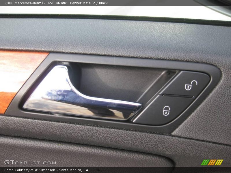 Pewter Metallic / Black 2008 Mercedes-Benz GL 450 4Matic
