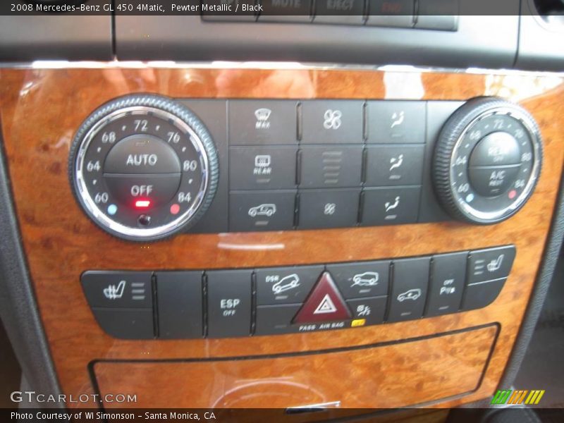 Pewter Metallic / Black 2008 Mercedes-Benz GL 450 4Matic