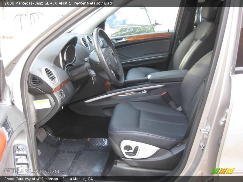 Pewter Metallic / Black 2008 Mercedes-Benz GL 450 4Matic
