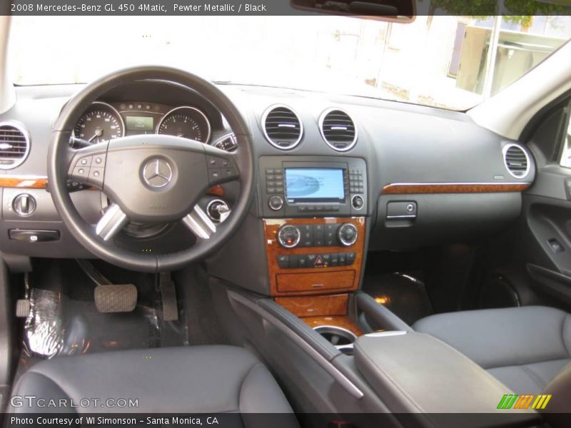 Pewter Metallic / Black 2008 Mercedes-Benz GL 450 4Matic