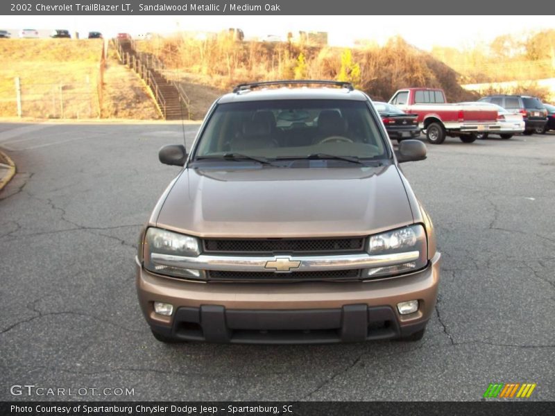 Sandalwood Metallic / Medium Oak 2002 Chevrolet TrailBlazer LT