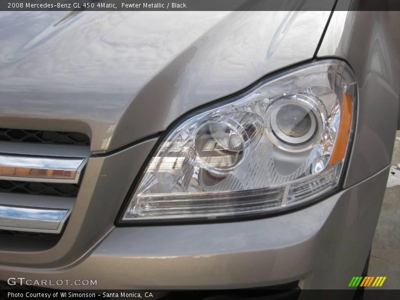 Pewter Metallic / Black 2008 Mercedes-Benz GL 450 4Matic