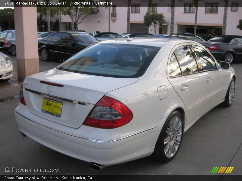 Arctic White / Cashmere 2008 Mercedes-Benz E 350 Sedan