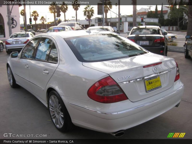 Arctic White / Cashmere 2008 Mercedes-Benz E 350 Sedan