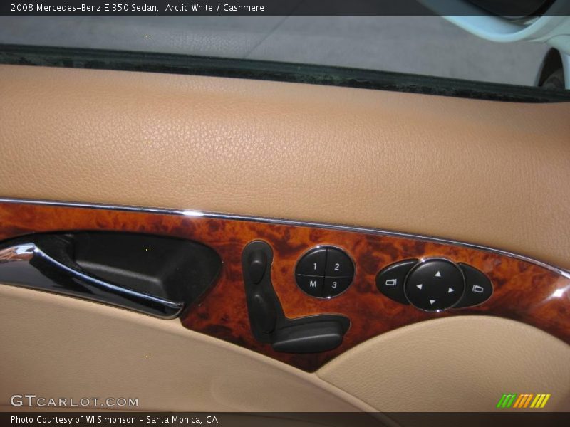 Arctic White / Cashmere 2008 Mercedes-Benz E 350 Sedan