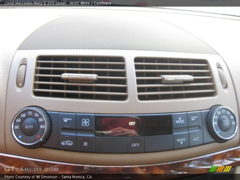 Arctic White / Cashmere 2008 Mercedes-Benz E 350 Sedan