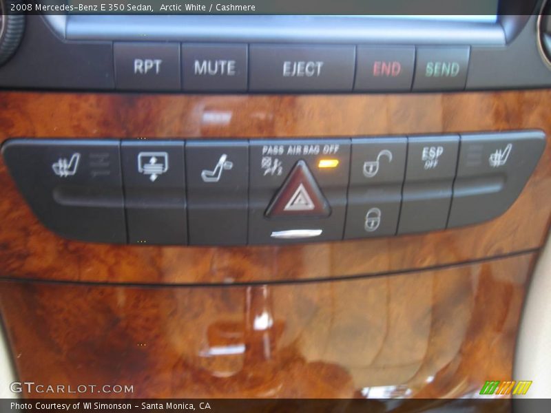 Arctic White / Cashmere 2008 Mercedes-Benz E 350 Sedan