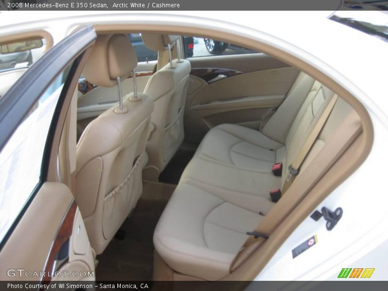 Arctic White / Cashmere 2008 Mercedes-Benz E 350 Sedan