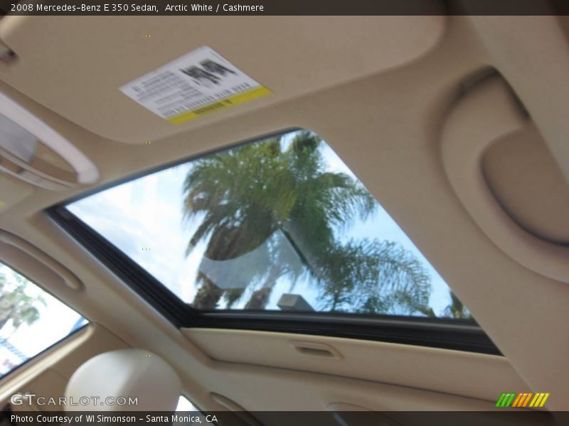 Arctic White / Cashmere 2008 Mercedes-Benz E 350 Sedan
