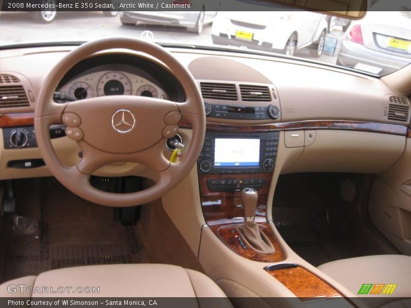 Arctic White / Cashmere 2008 Mercedes-Benz E 350 Sedan