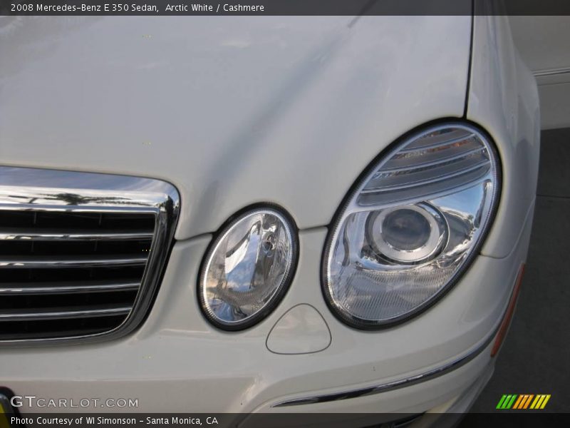 Arctic White / Cashmere 2008 Mercedes-Benz E 350 Sedan