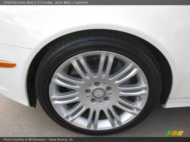 Arctic White / Cashmere 2008 Mercedes-Benz E 350 Sedan