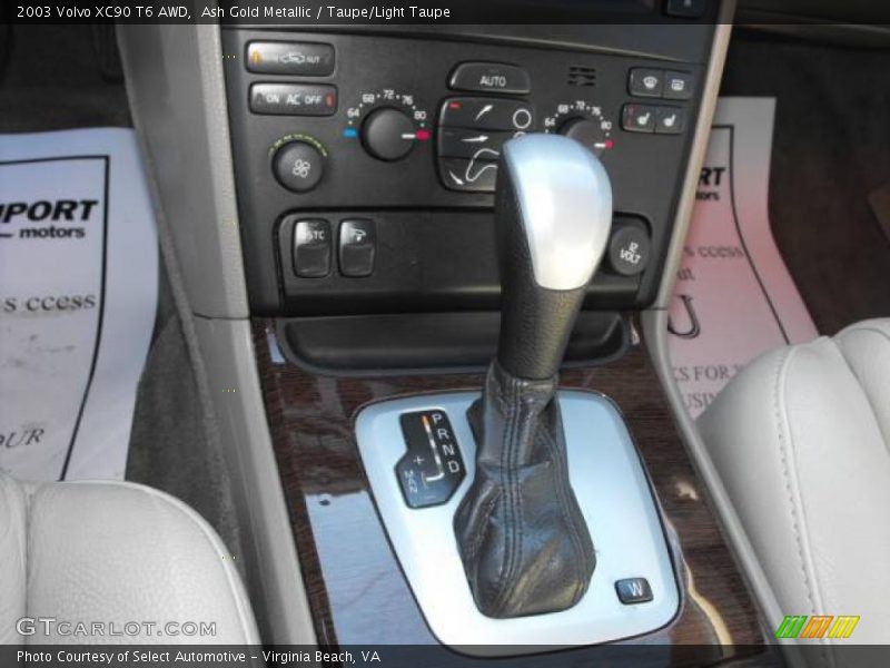 Ash Gold Metallic / Taupe/Light Taupe 2003 Volvo XC90 T6 AWD