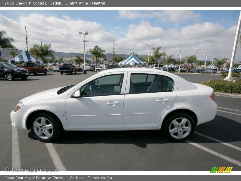 Summit White / Neutral 2008 Chevrolet Cobalt LT Sedan