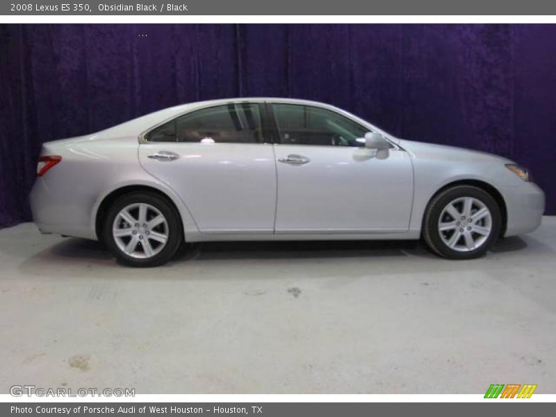 Obsidian Black / Black 2008 Lexus ES 350