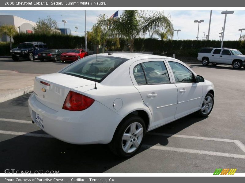 Summit White / Neutral 2008 Chevrolet Cobalt LT Sedan