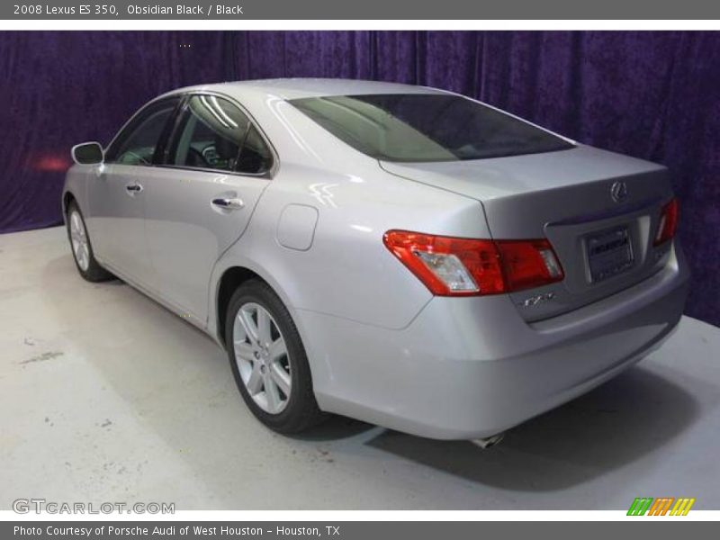 Obsidian Black / Black 2008 Lexus ES 350