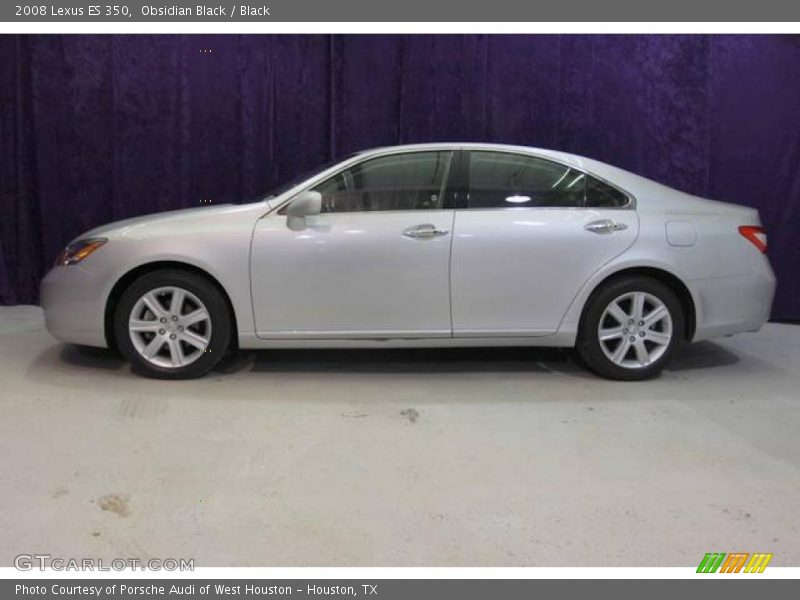 Obsidian Black / Black 2008 Lexus ES 350