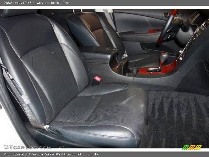 Obsidian Black / Black 2008 Lexus ES 350