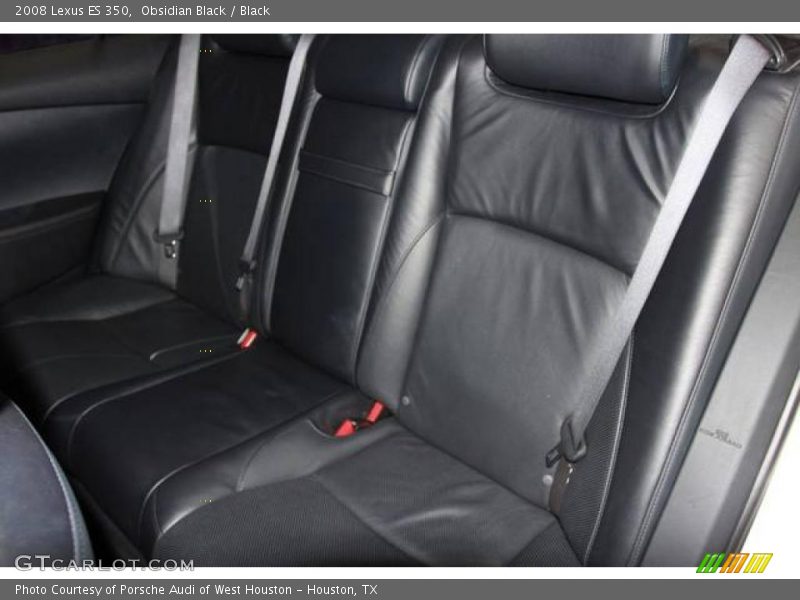 Obsidian Black / Black 2008 Lexus ES 350