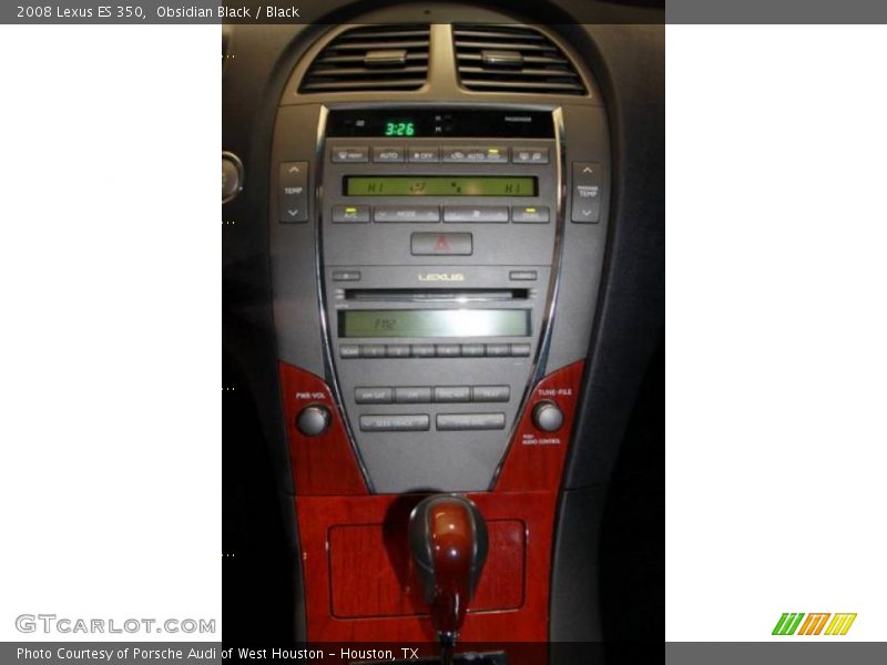 Obsidian Black / Black 2008 Lexus ES 350