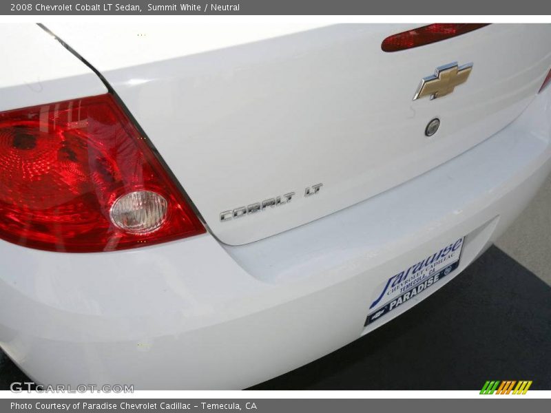 Summit White / Neutral 2008 Chevrolet Cobalt LT Sedan