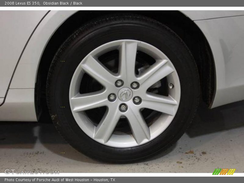 Obsidian Black / Black 2008 Lexus ES 350