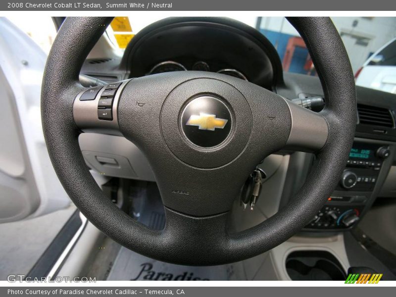 Summit White / Neutral 2008 Chevrolet Cobalt LT Sedan