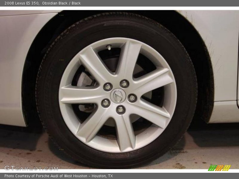 Obsidian Black / Black 2008 Lexus ES 350