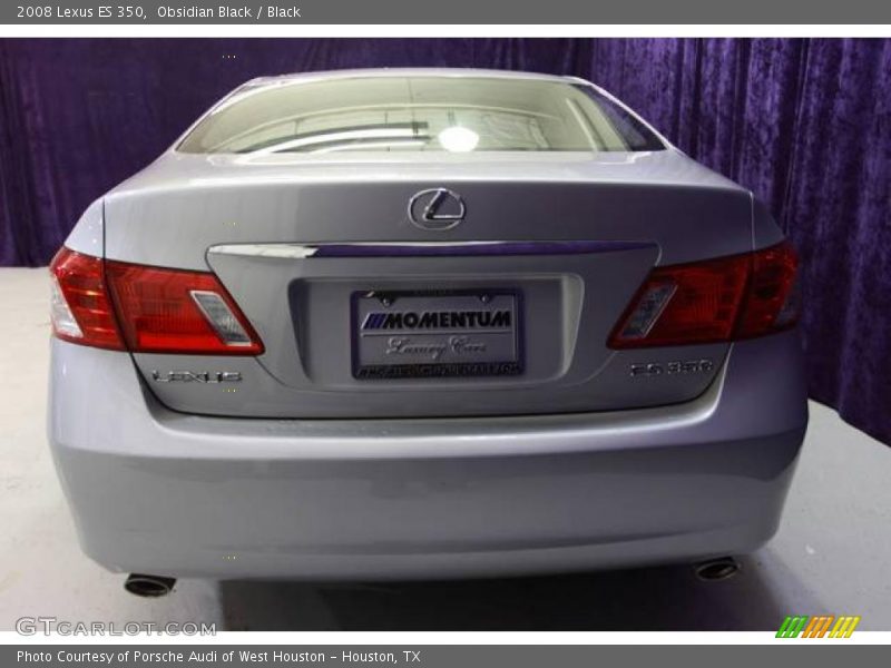 Obsidian Black / Black 2008 Lexus ES 350