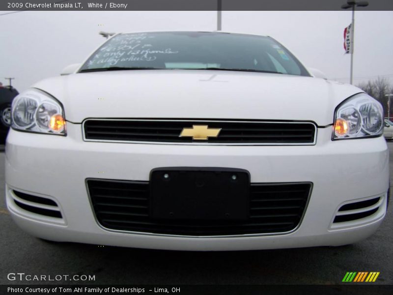 White / Ebony 2009 Chevrolet Impala LT