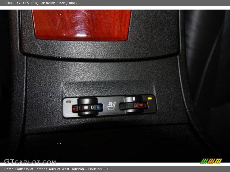 Obsidian Black / Black 2008 Lexus ES 350