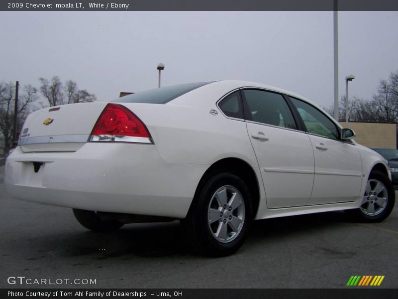 White / Ebony 2009 Chevrolet Impala LT