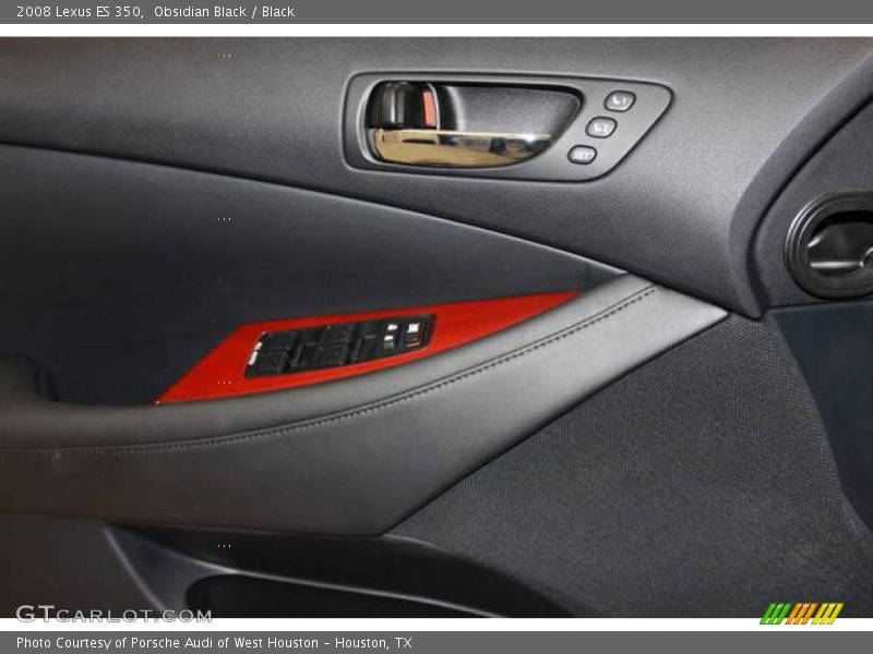 Obsidian Black / Black 2008 Lexus ES 350