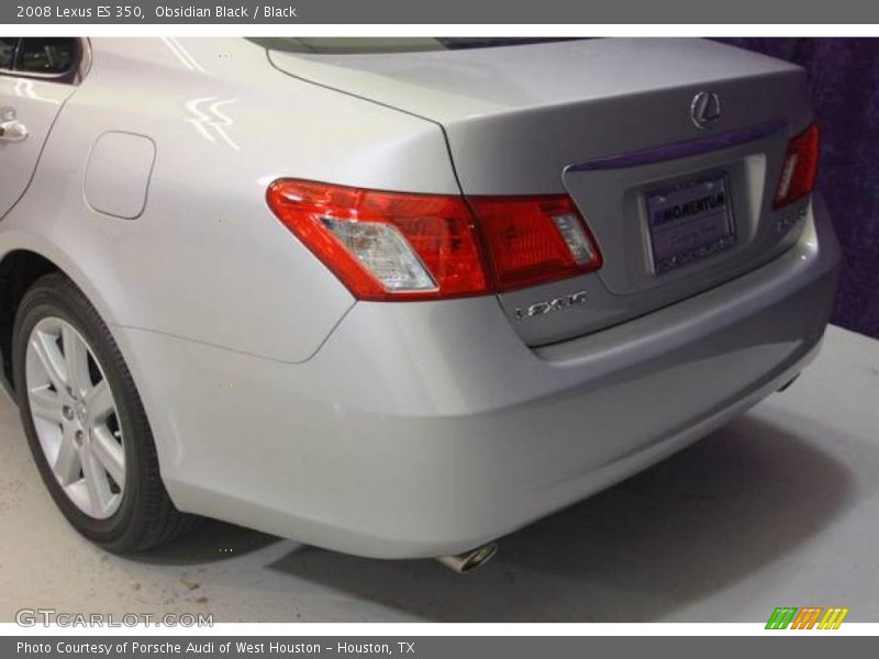 Obsidian Black / Black 2008 Lexus ES 350