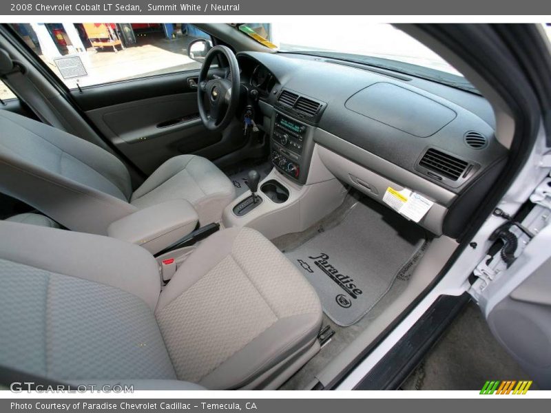 Summit White / Neutral 2008 Chevrolet Cobalt LT Sedan