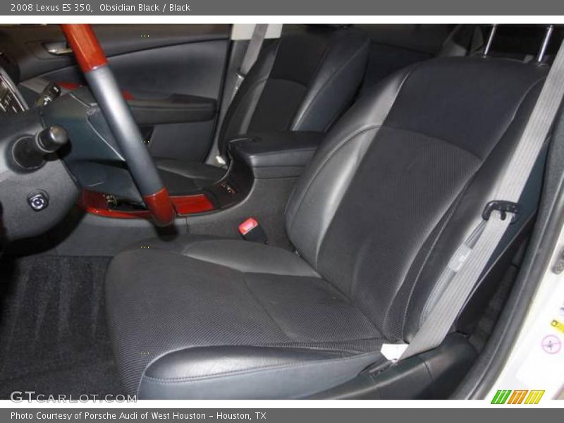 Obsidian Black / Black 2008 Lexus ES 350