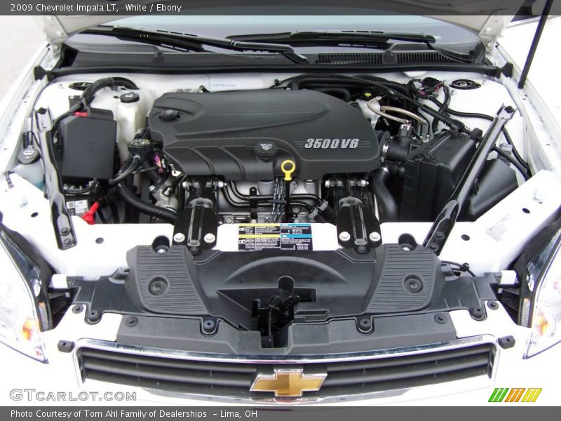 White / Ebony 2009 Chevrolet Impala LT